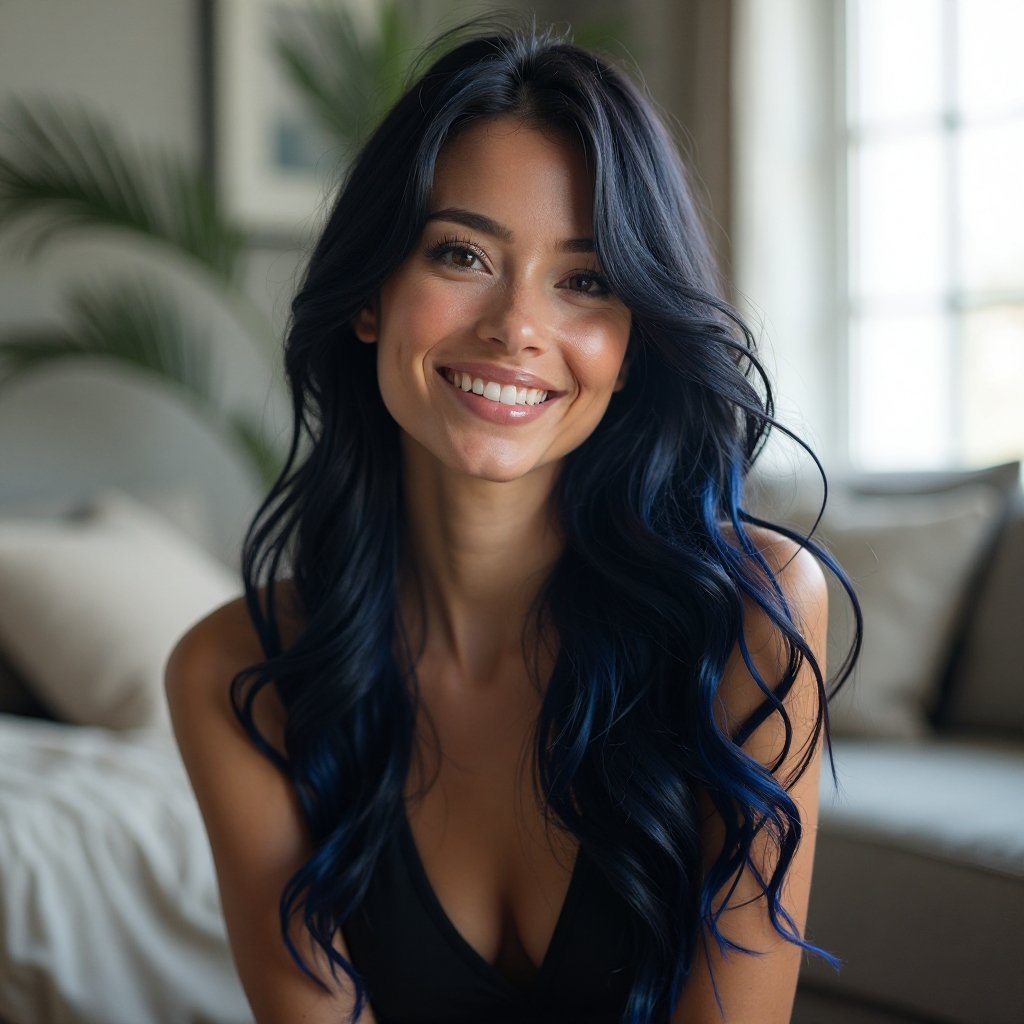 black hair product view