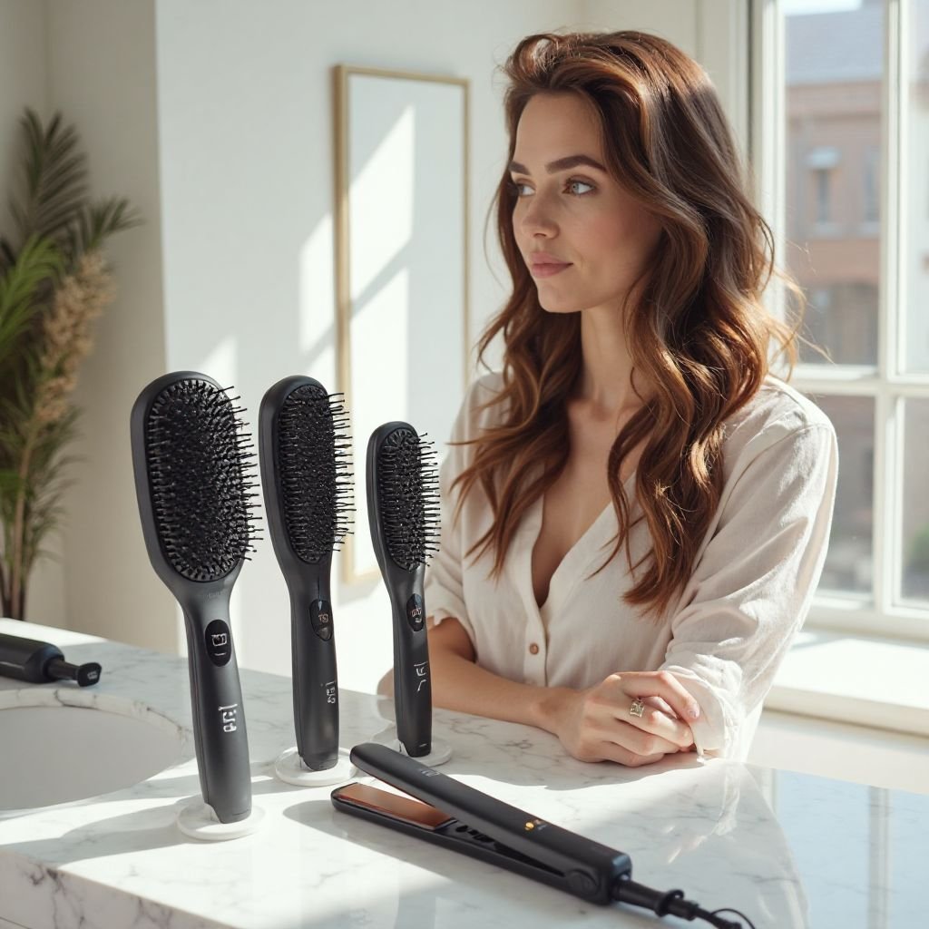 best hair straightening brush - Illustration 1