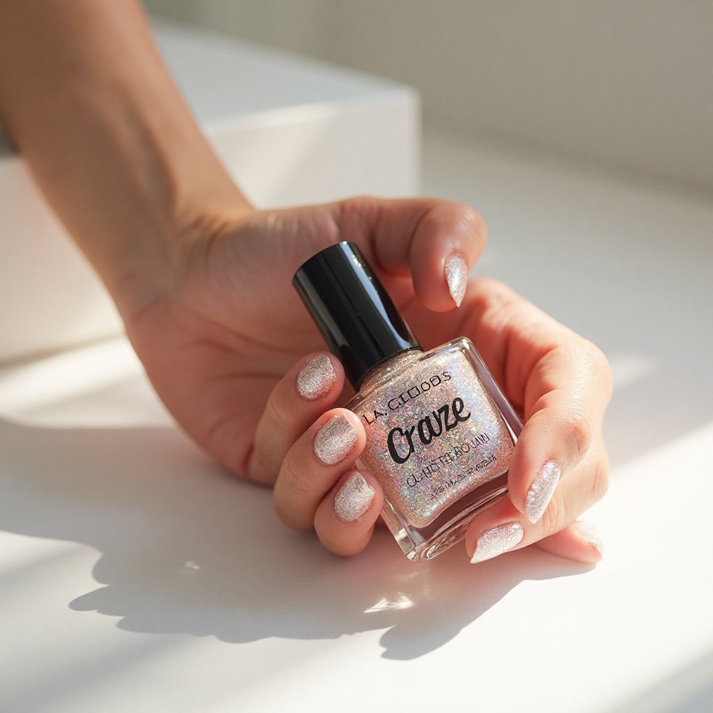 glitter polish product view