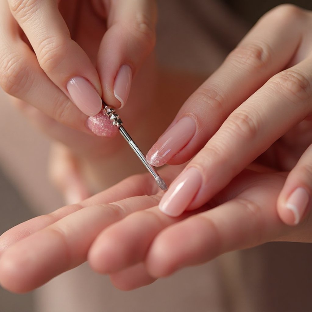 gel topcoat in action