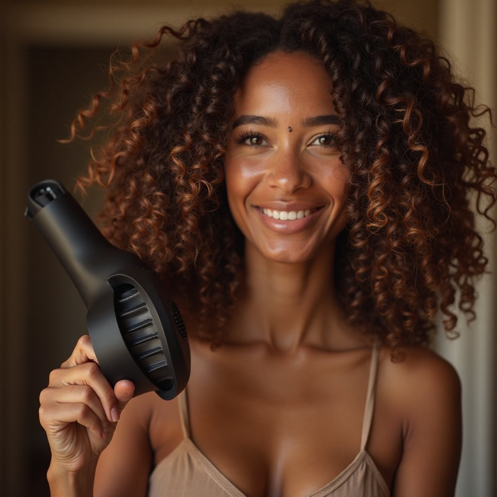 diffuser attachment in action