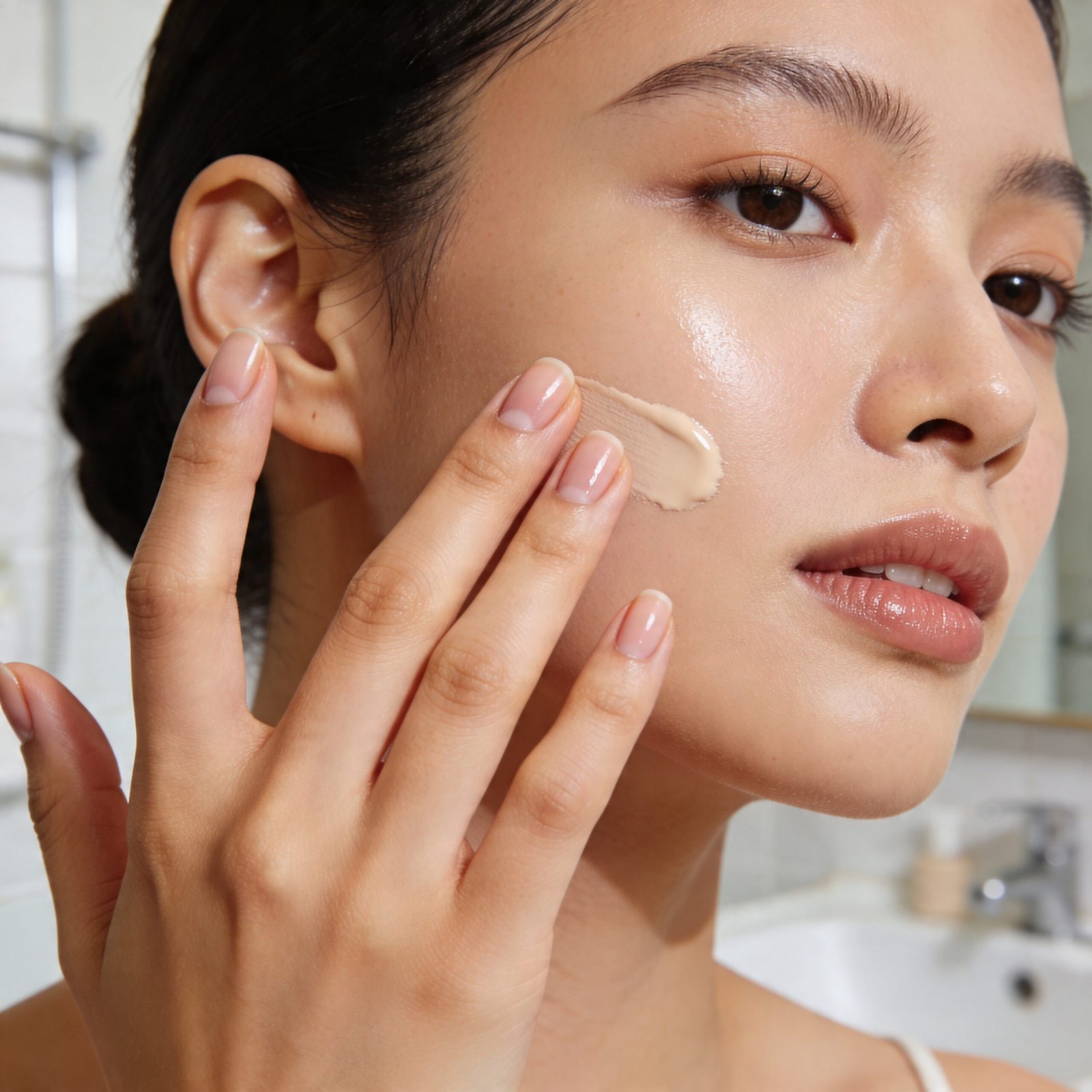 bb cream in action