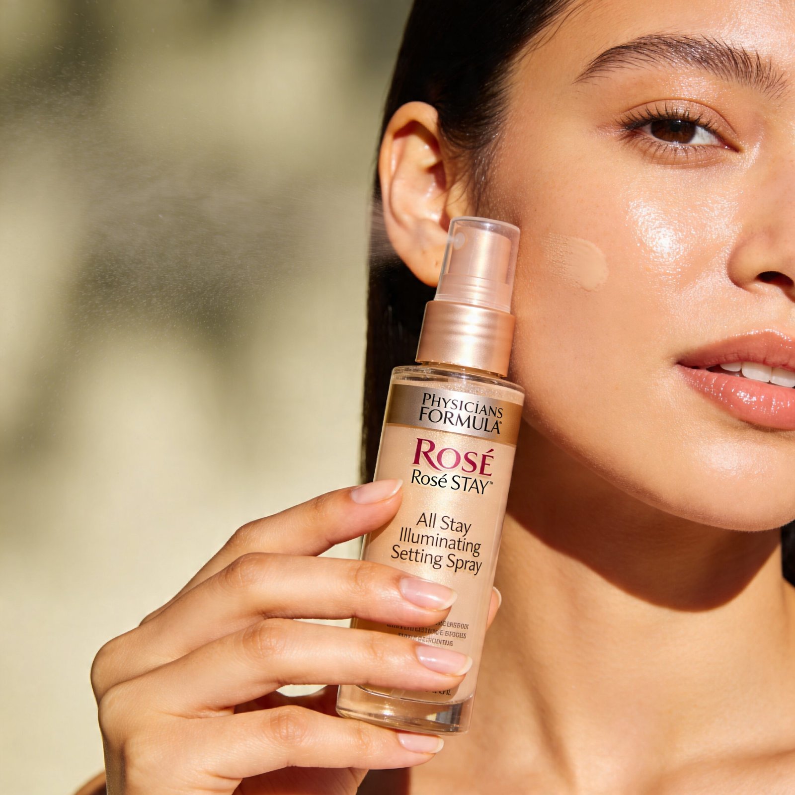illuminating spray in action