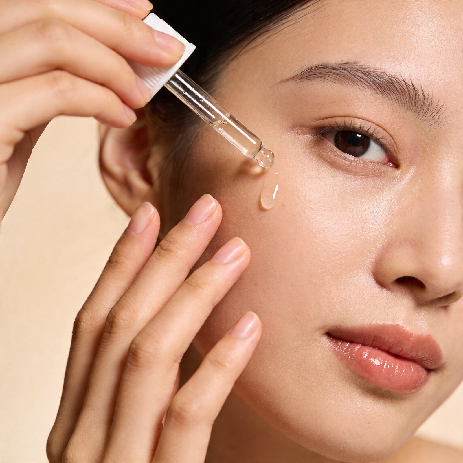 hyaluronic serum in action