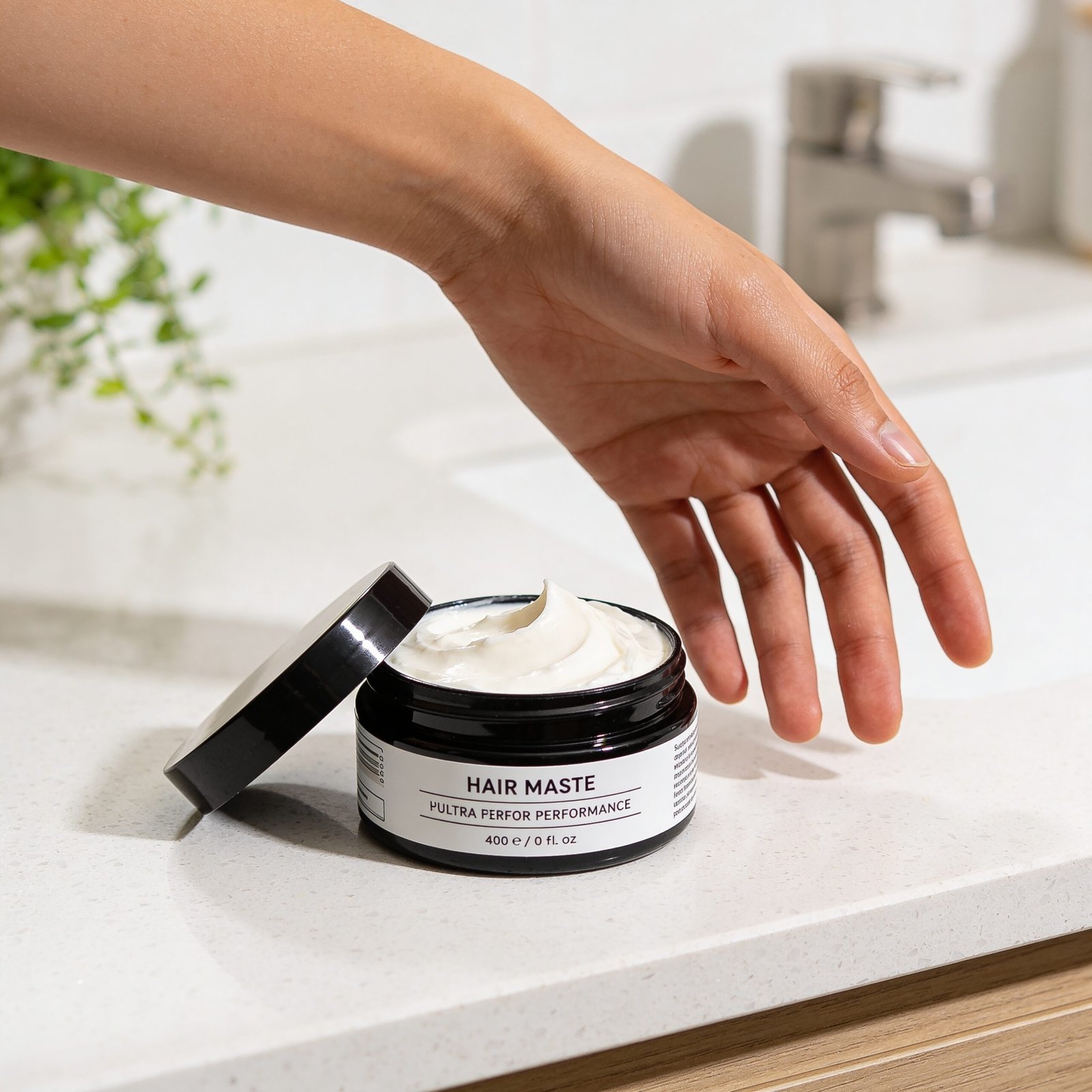 hair paste product view
