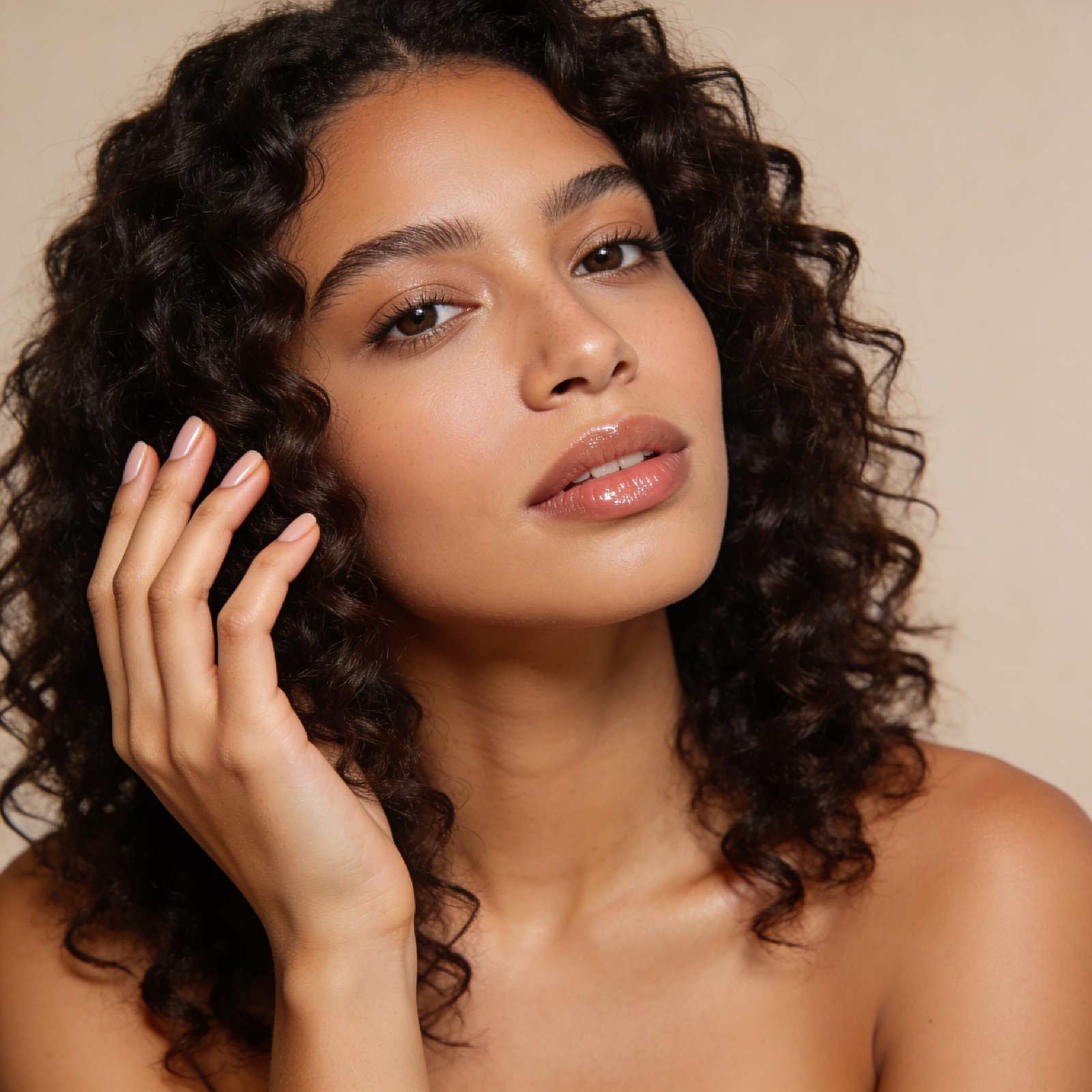 curl cream in action