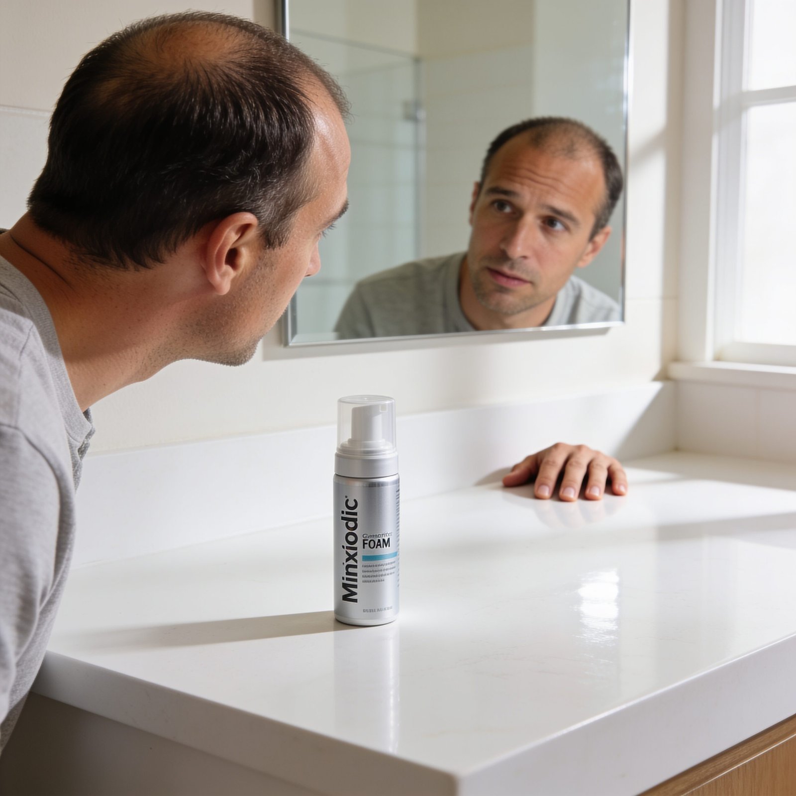 minoxidil foam product view