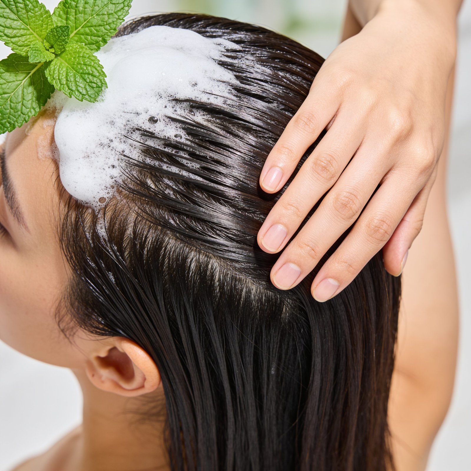 dandruff shampoo in action