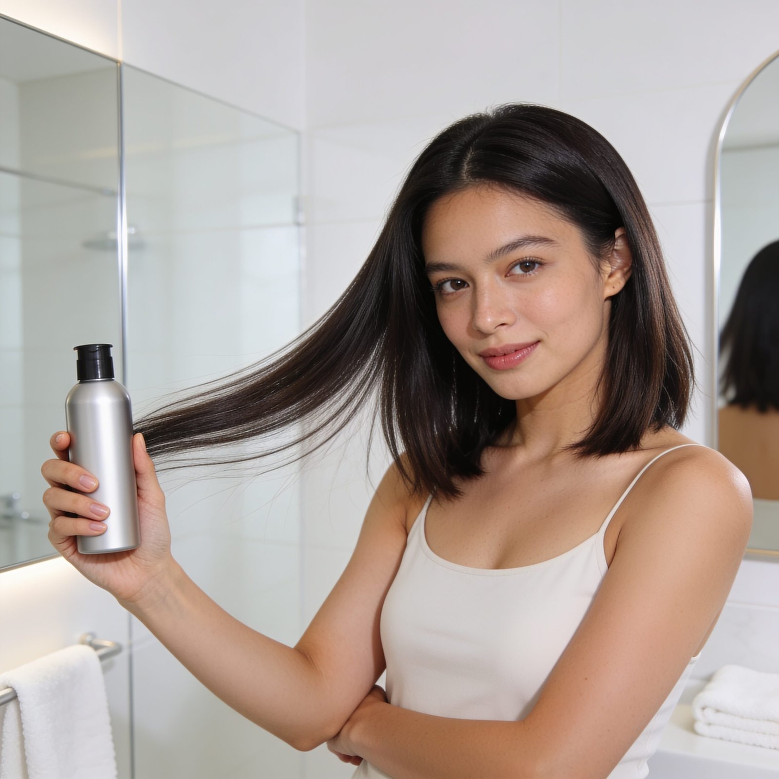 hair thickening product view